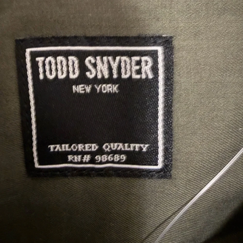 Todd Snyder Blue and Brown Striped Military Field Jacket - Picture 4 of 10